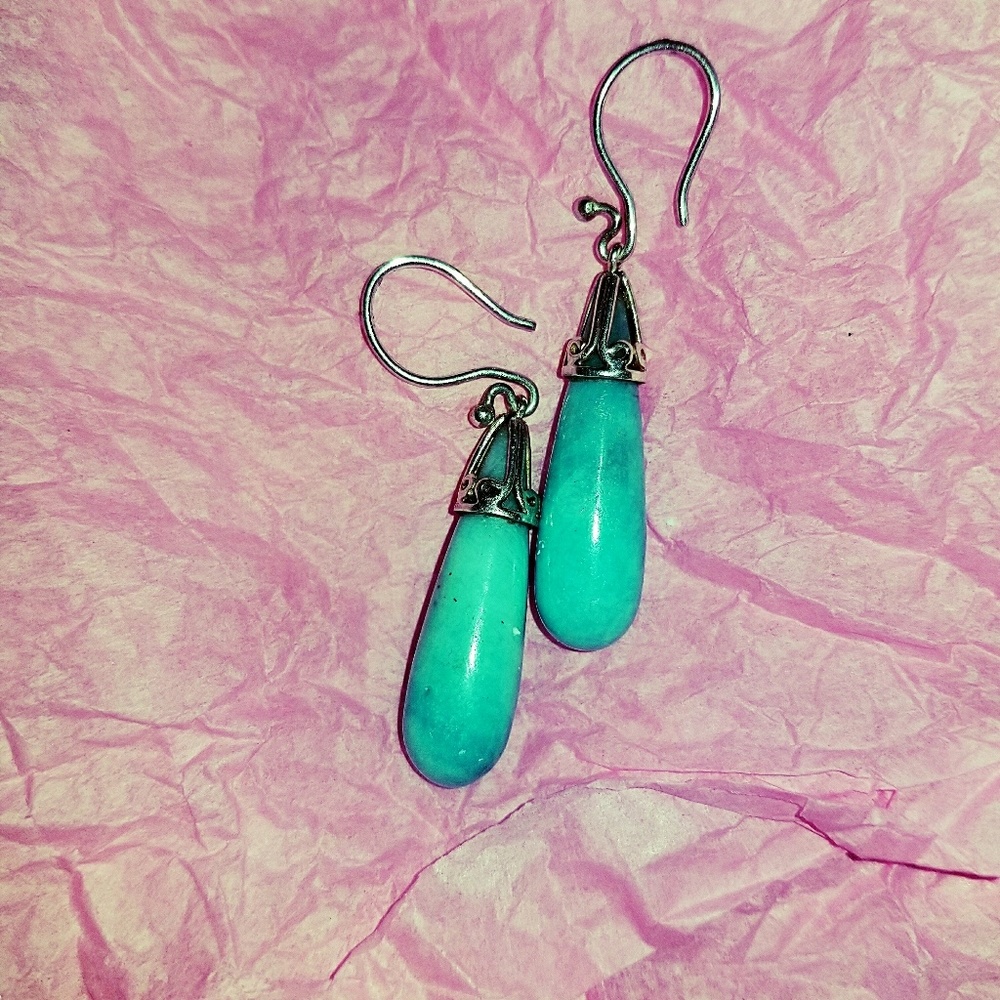 Larimer earrings! Beautiful!! - Picture 3 of 3