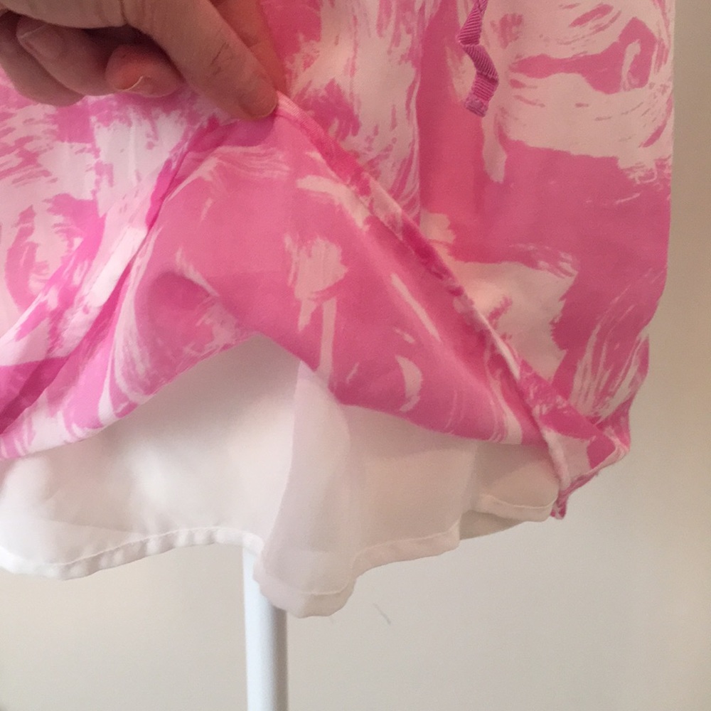 Ann Taylor Loft Sleeveless Ruffle Collar Tie Top - Picture 6 of 8