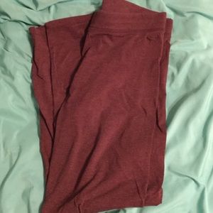 PINK maroon leggings