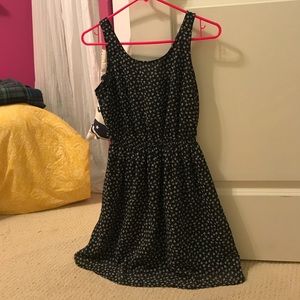 Short Dress with Floral Print