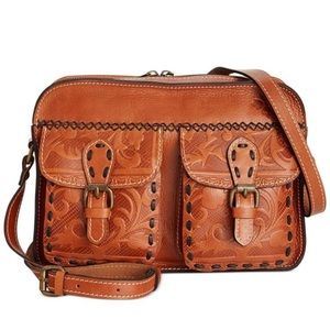Patricia Nash Folklore Terramo Messenger Bag