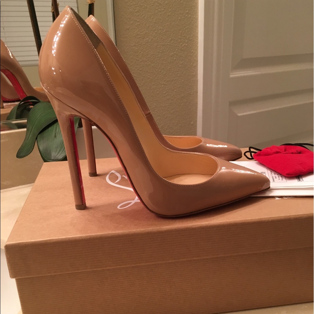Christian louboutin pigalle 120 patent calf