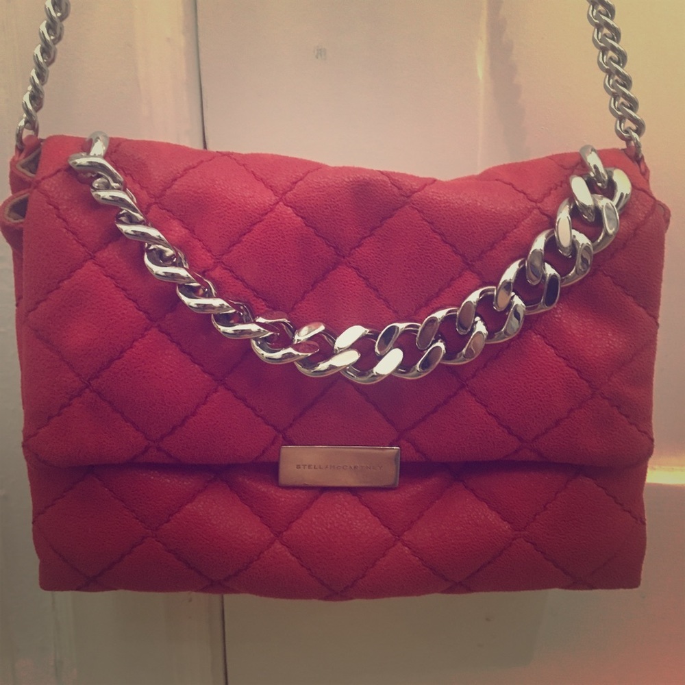 Stella McCartney Bex Red Flap Bag
