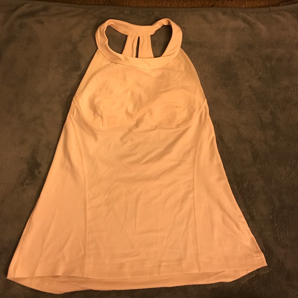 Light pink lululemon tank