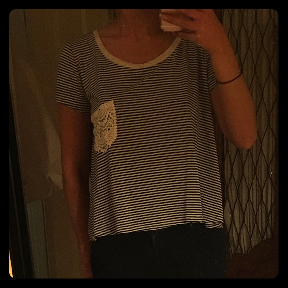 Striped Short Sleeve Shirt