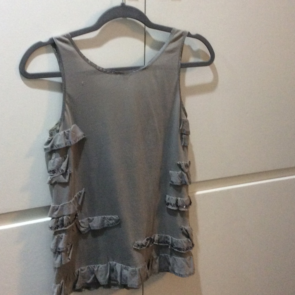 J Crew Ruffle Tank - Picture 2 of 3