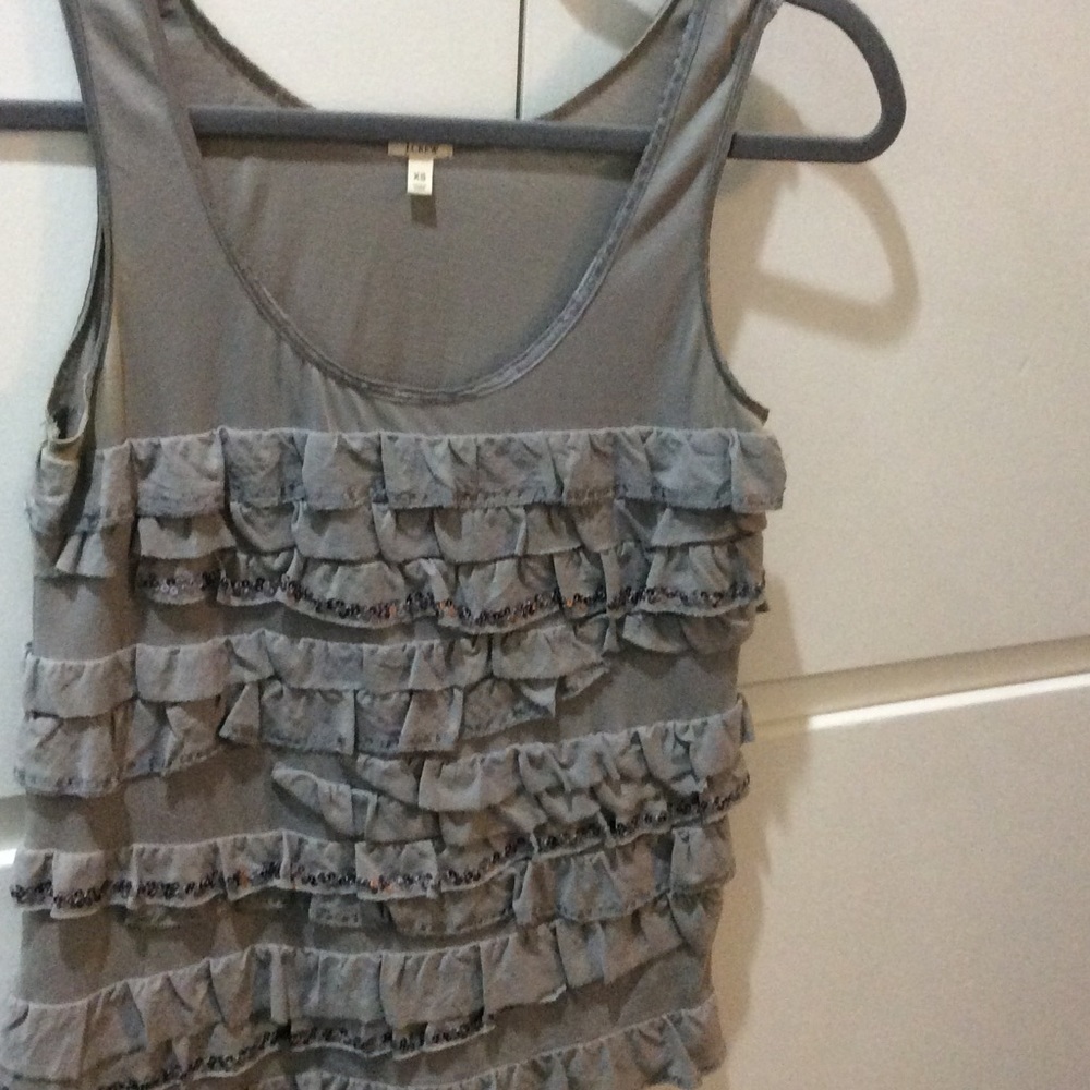 J Crew Ruffle Tank - Picture 3 of 3