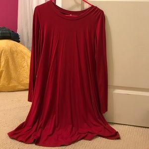 Long Sleeve, T-Shirt Dress