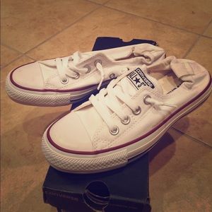 Women's Converse, white shoreline style size 6