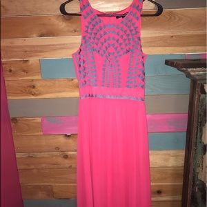 Pink long Gianni bini