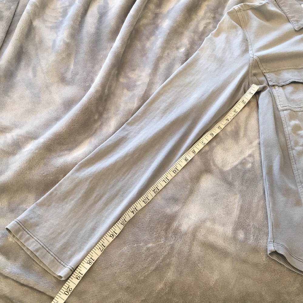 Splendid Medium Grey Button Up - image 7