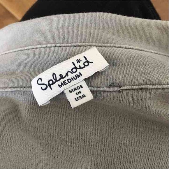 Splendid Medium Grey Button Up - Picture 3 of 7