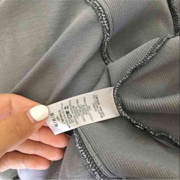 Splendid Medium Grey Button Up - Picture 4 of 7