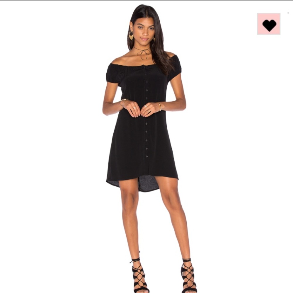 REVOLVE black off the shoulder dress S/M