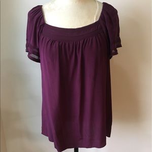 Matty M berry short sleeve top