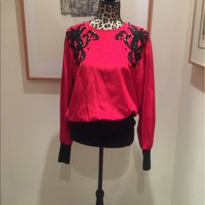 Vintage silk top