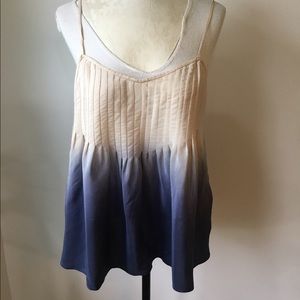 Fumbling free silk dip dye tank M