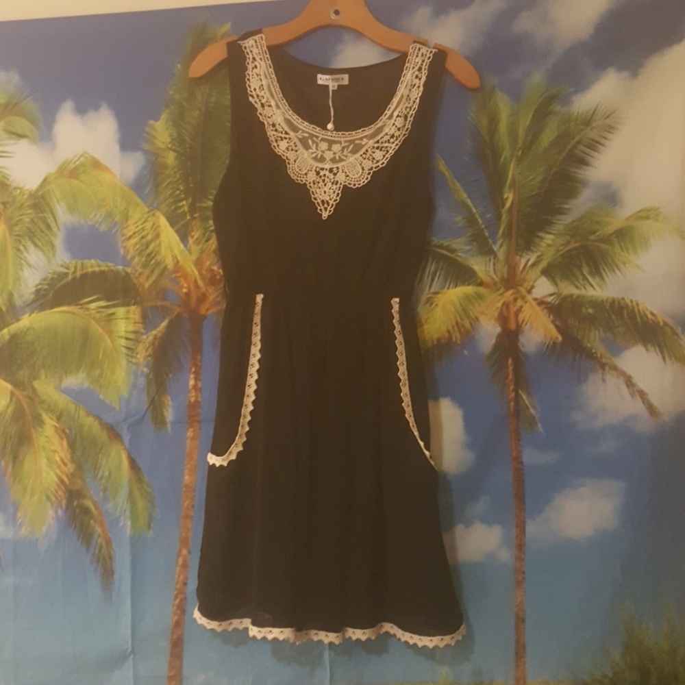 LA Soul black dress NWOT
