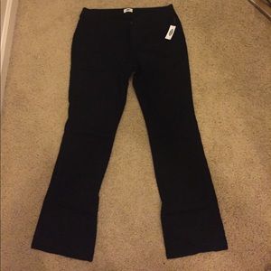 Old Navy bootcut khakis black