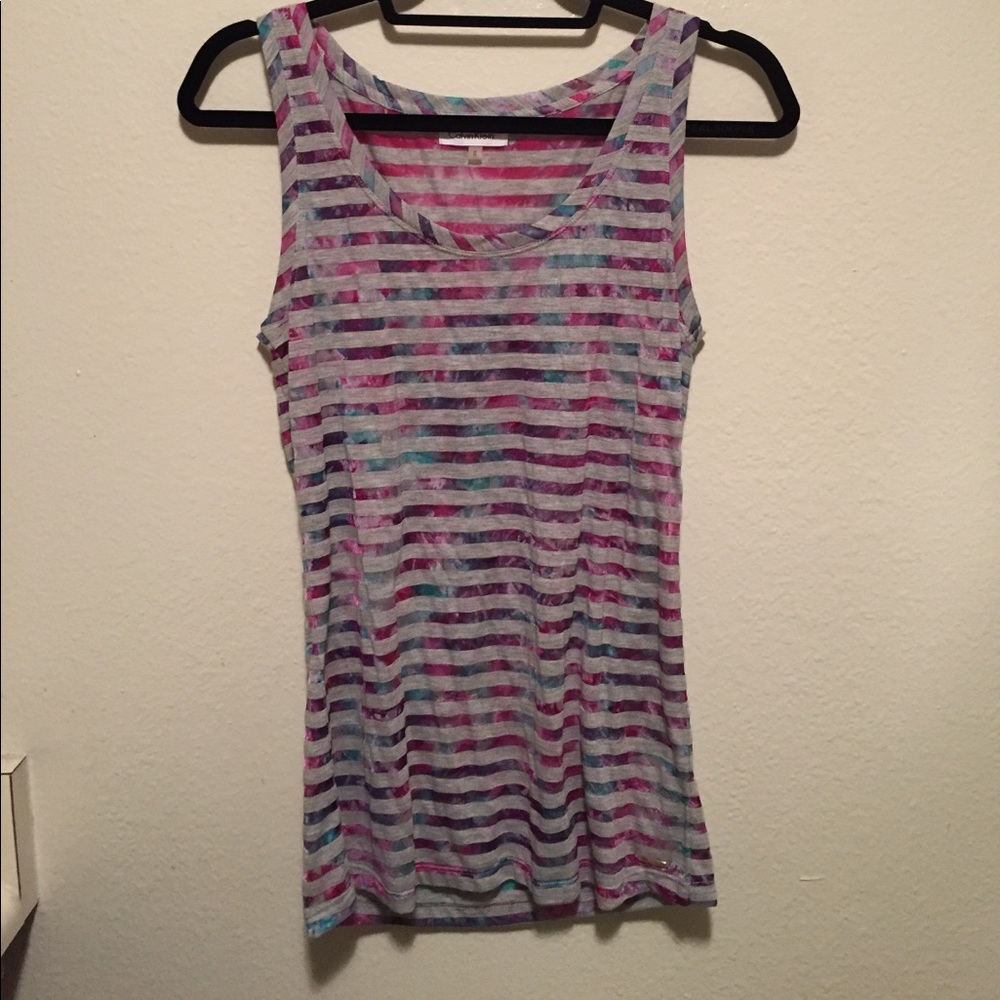 NWOT Partially Sheer Dressy Tank Top