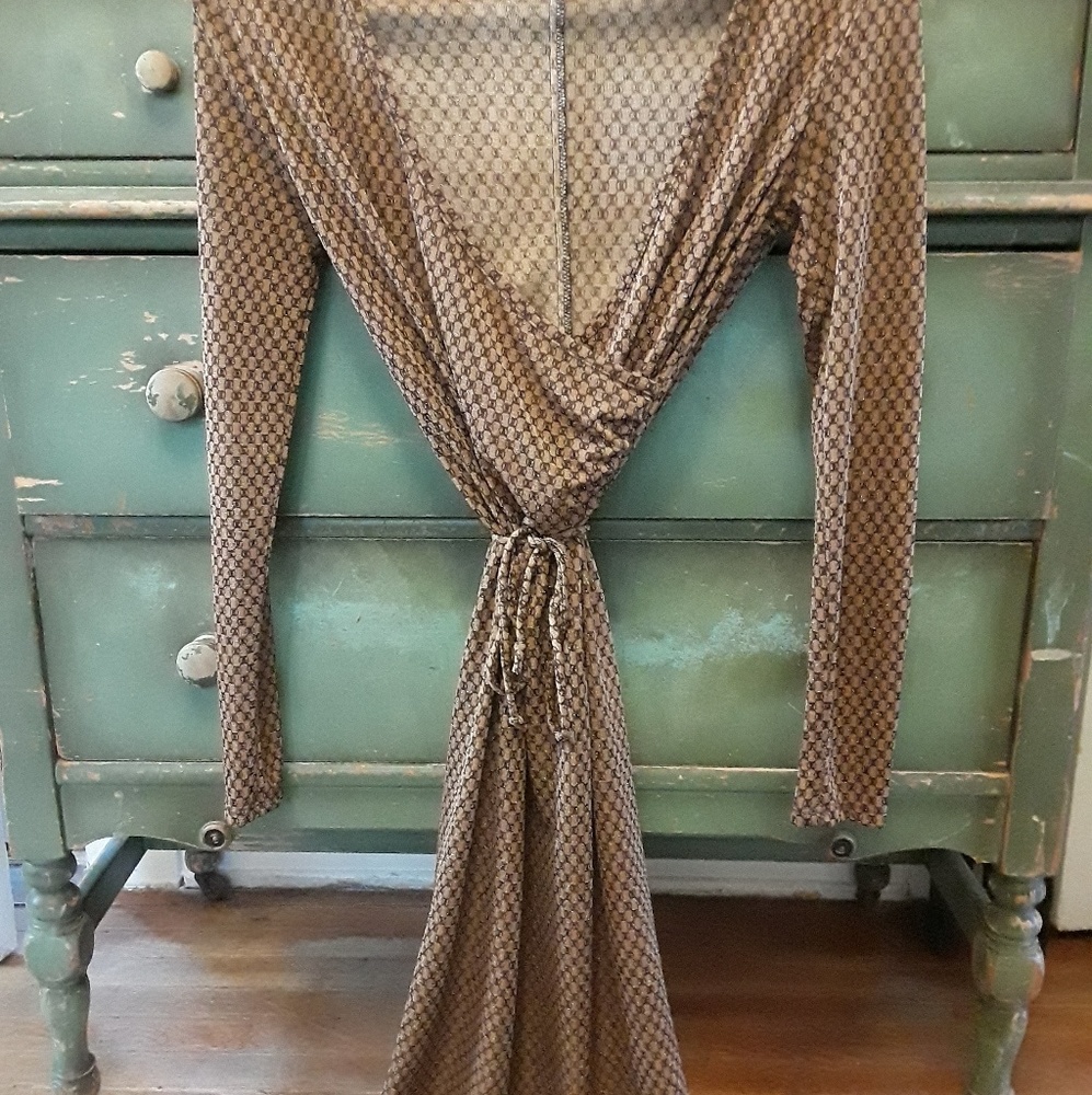 Vintage Gold Sparkle Dress