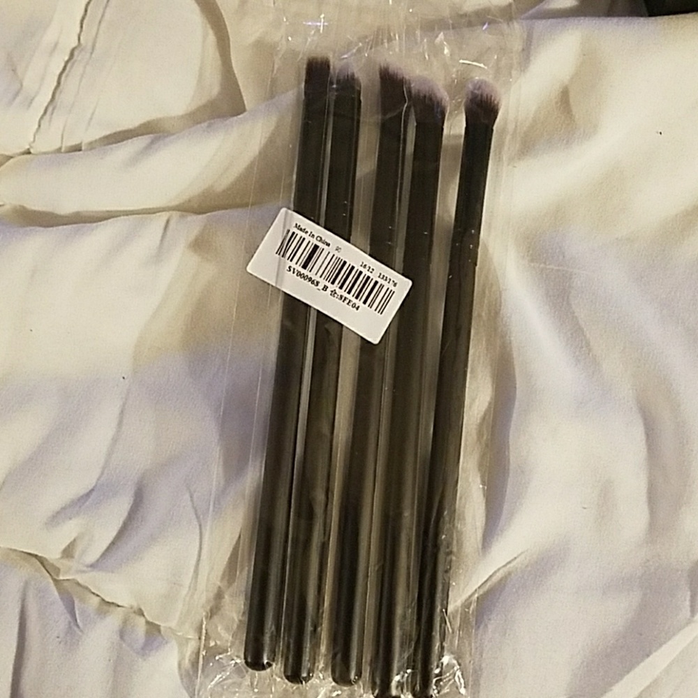 5 pc eyeshadow brush set