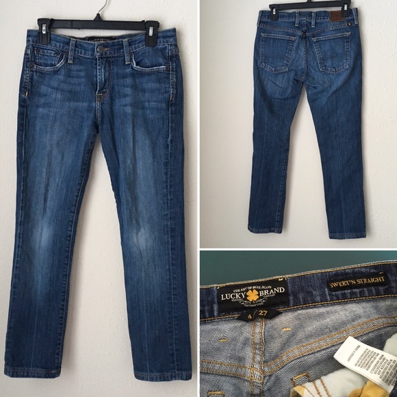 2 X LUCKY BRAND jeans Distressed lot sale G - Picture 3 of 8