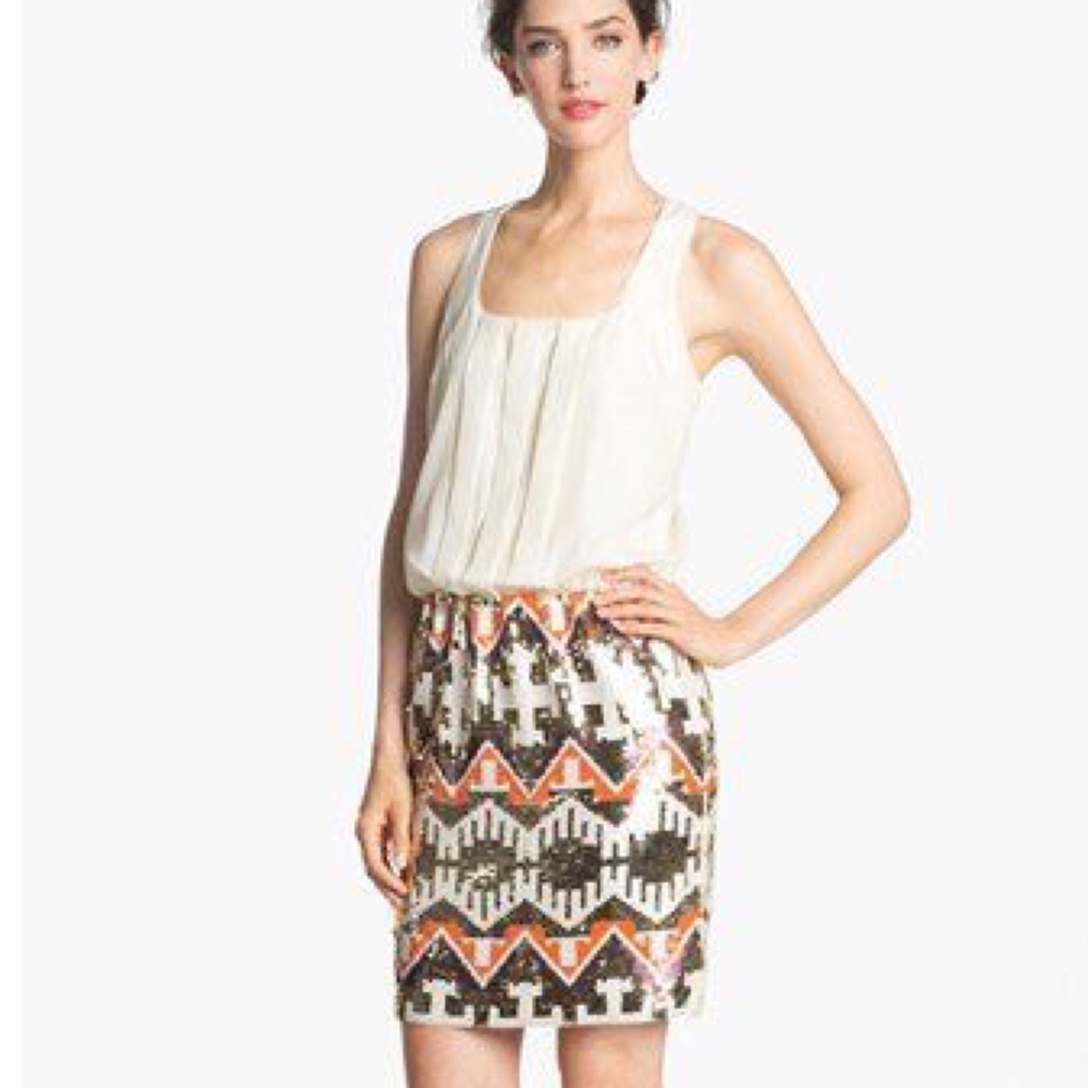 Jessica Simpson Sleeveless Sequins Dress