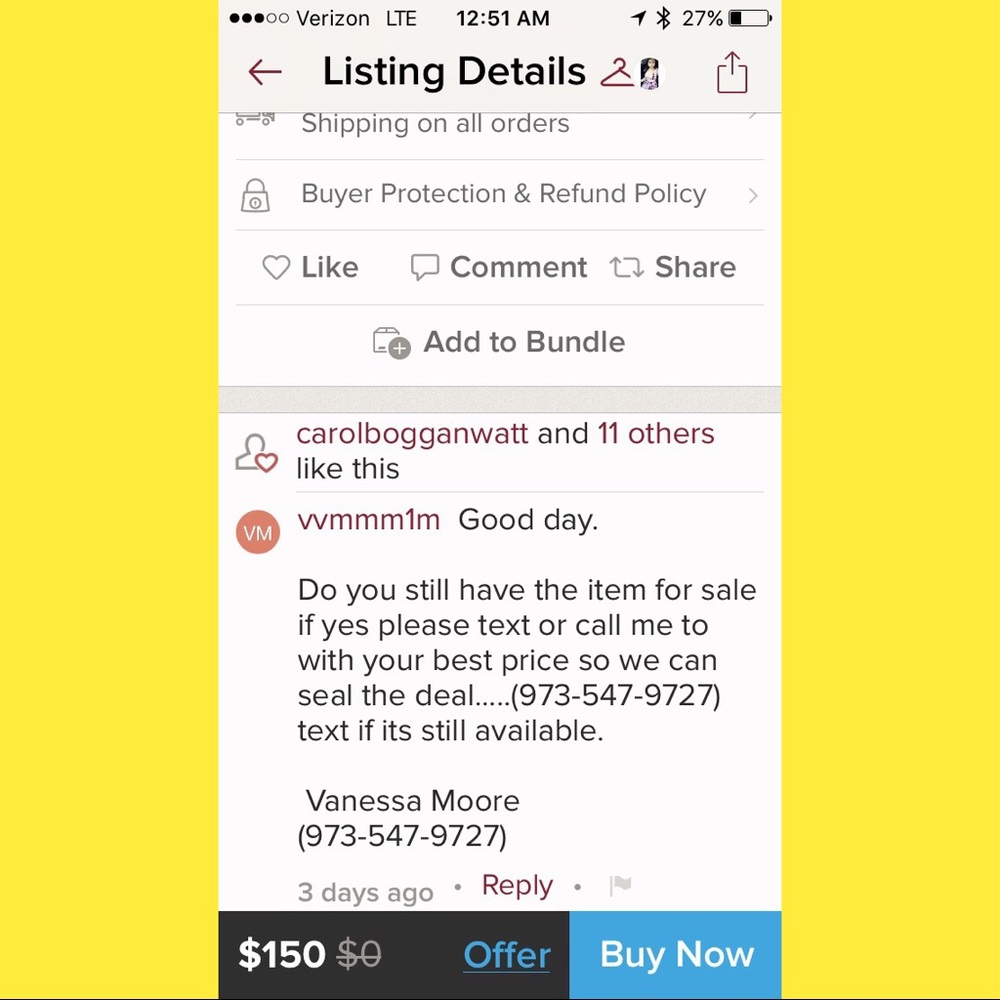Spot scammers!  Block and report! - Picture 5 of 7