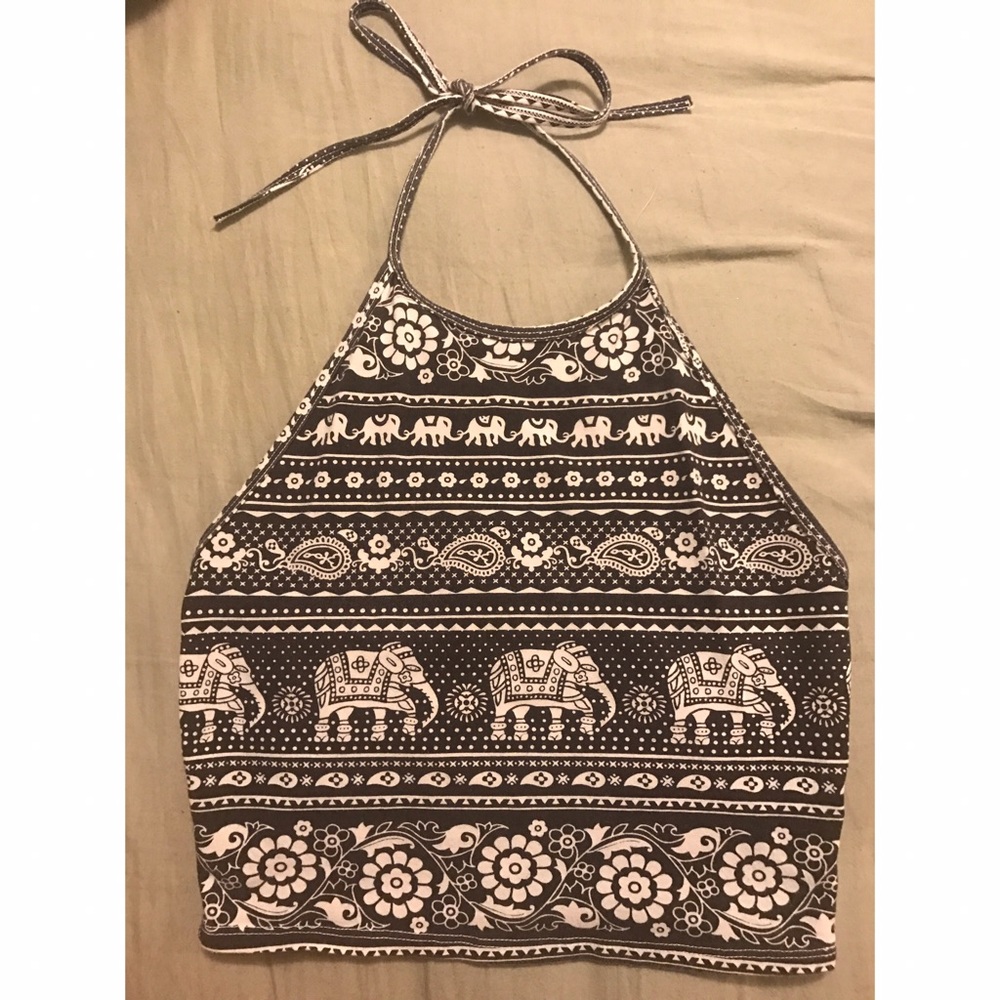 Halter crop top