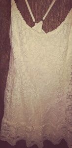 White lace Abercrombie and Fitch Dress/Shirt