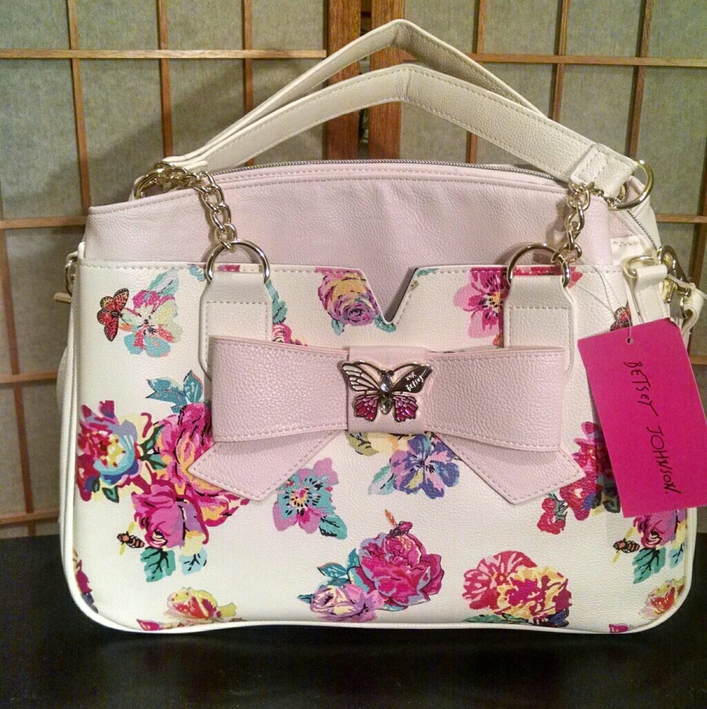 Betsey Johnson Shoulder Strap Tote Bag