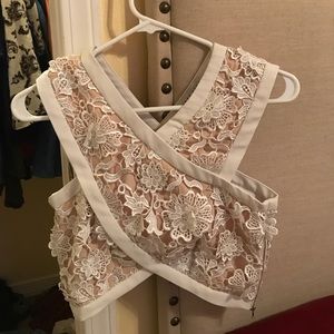 Cute Lace wrap top!