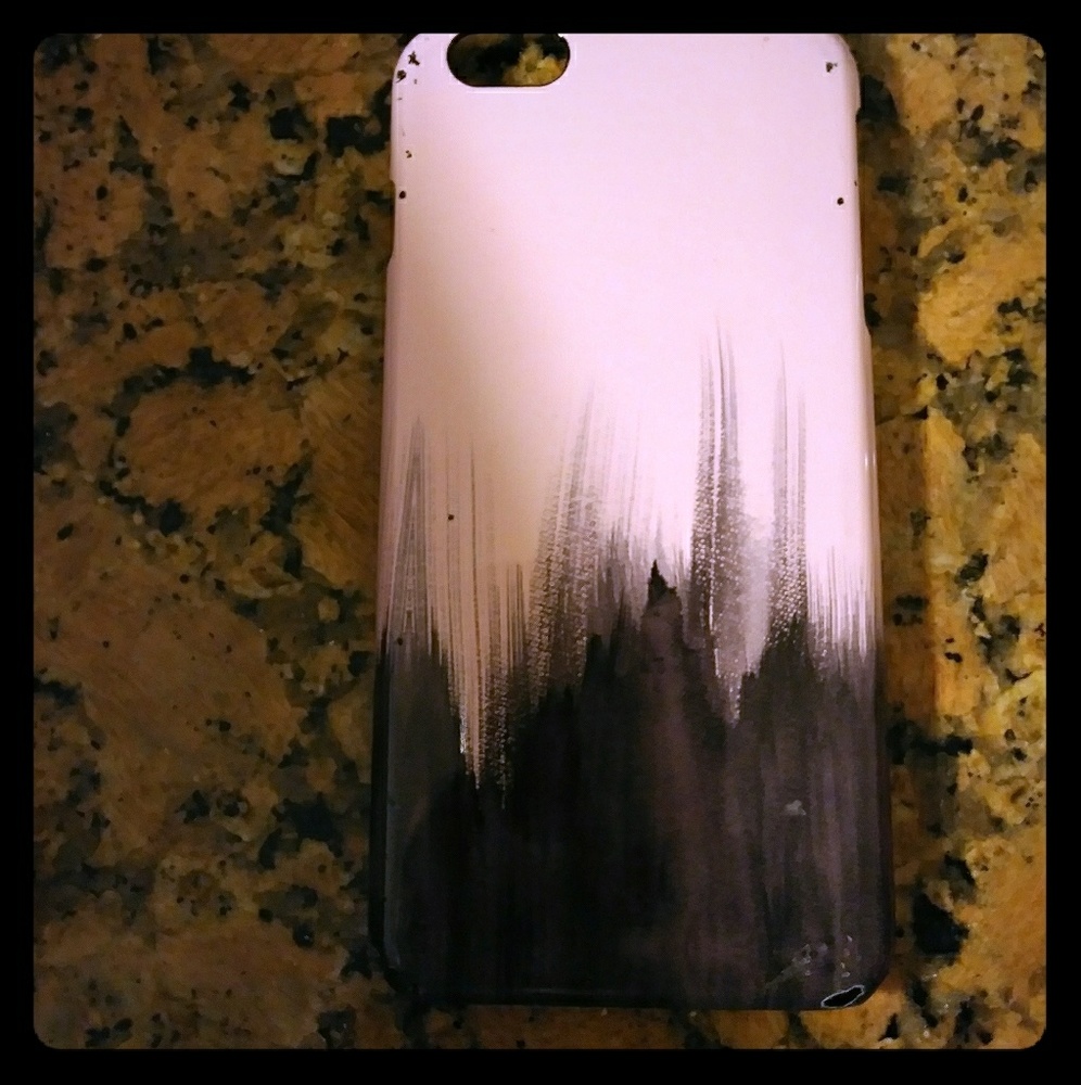 pink and black case