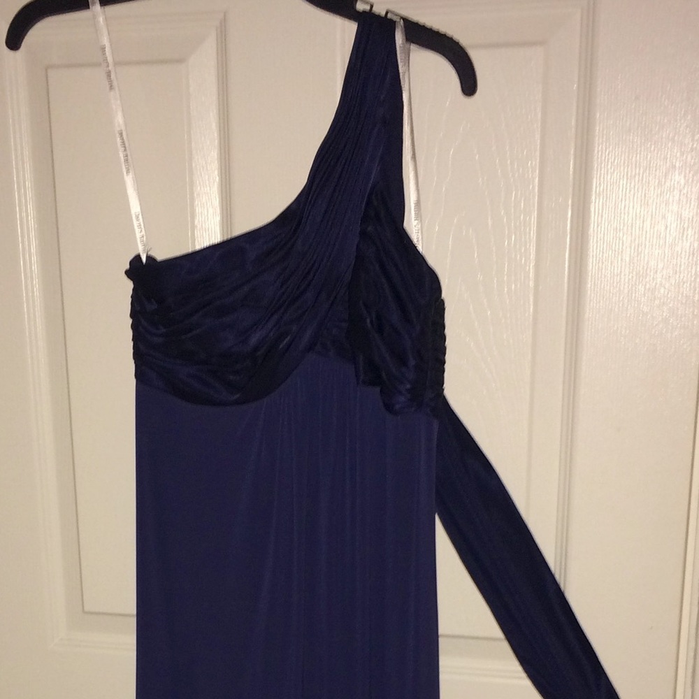 Davids Bridal Formal Dress EUC Marine Blue Size 6