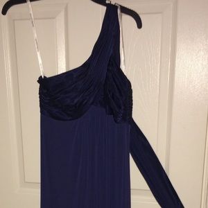Davids Bridal Formal Dress EUC Marine Blue Size 6