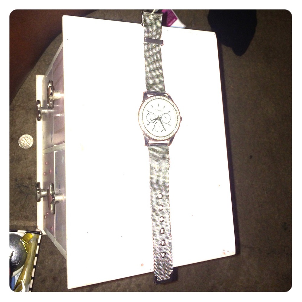 Silver watch