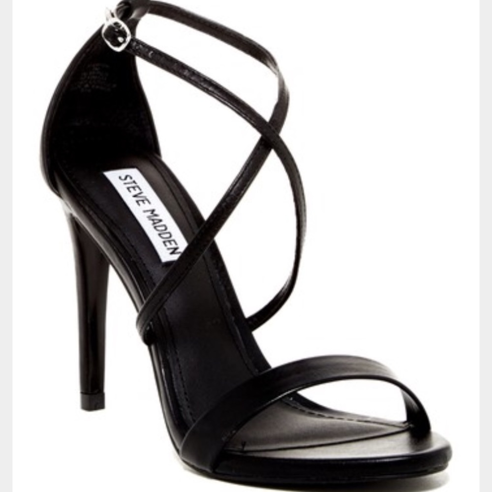 Steve Madden heeled sandal black - Picture 2 of 2