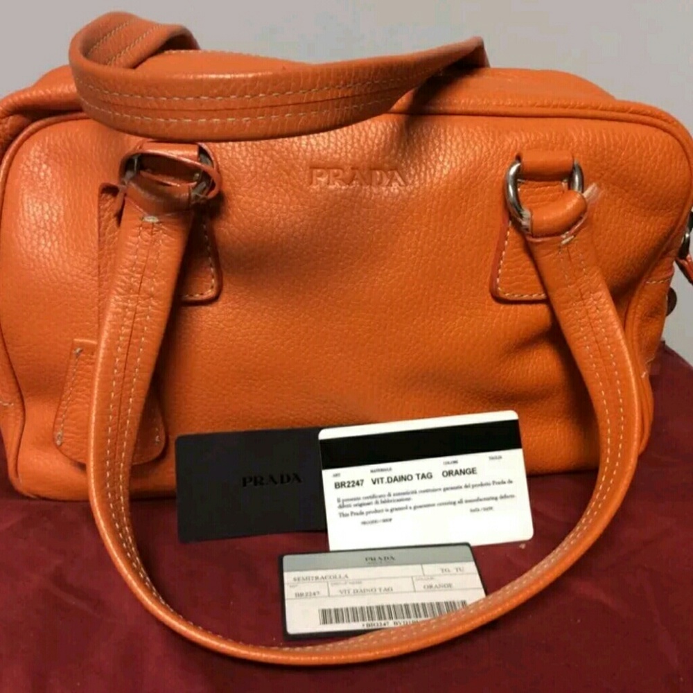 Authentic prada satchel