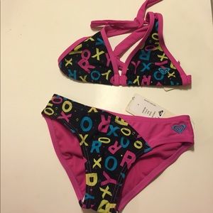 NWT ROXY 2PIECE GIRL BATHING SET