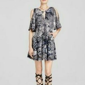 Free People Multi Love Birds mini dress