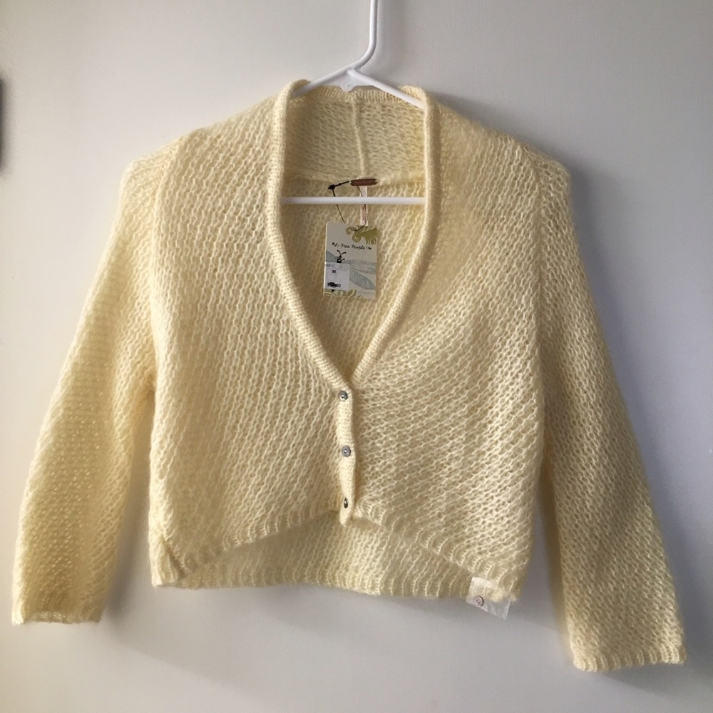 Free People, cropped cardigan
