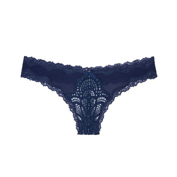 Victoria's Secret Dream Angels Floral Lace Trim Thong - Multicolore (XS, S, M, L, XL, XXL) Nuovo Con Etichette