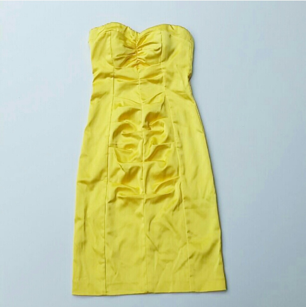 Cache yellow dress size small / 4