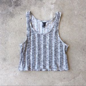 Cute grey forever 21 crop top
