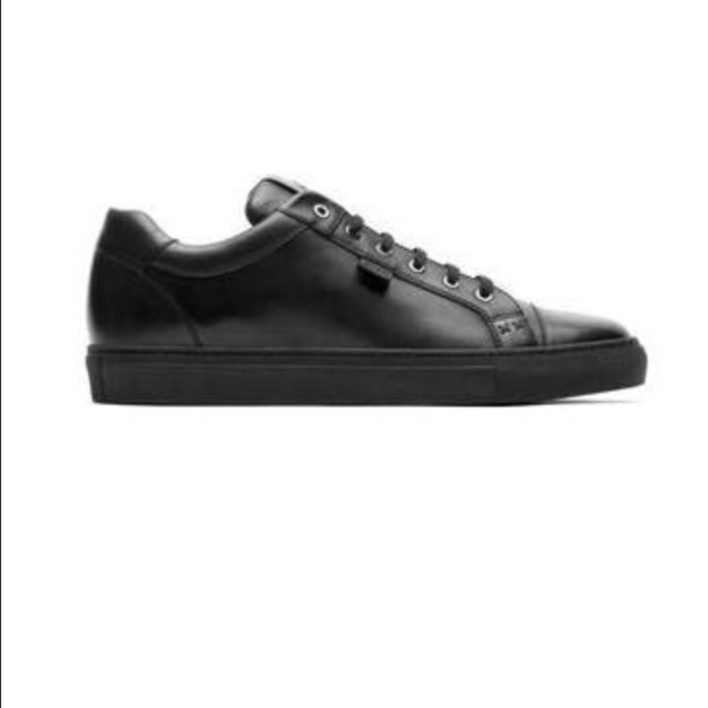 Men's black leather Sneakers