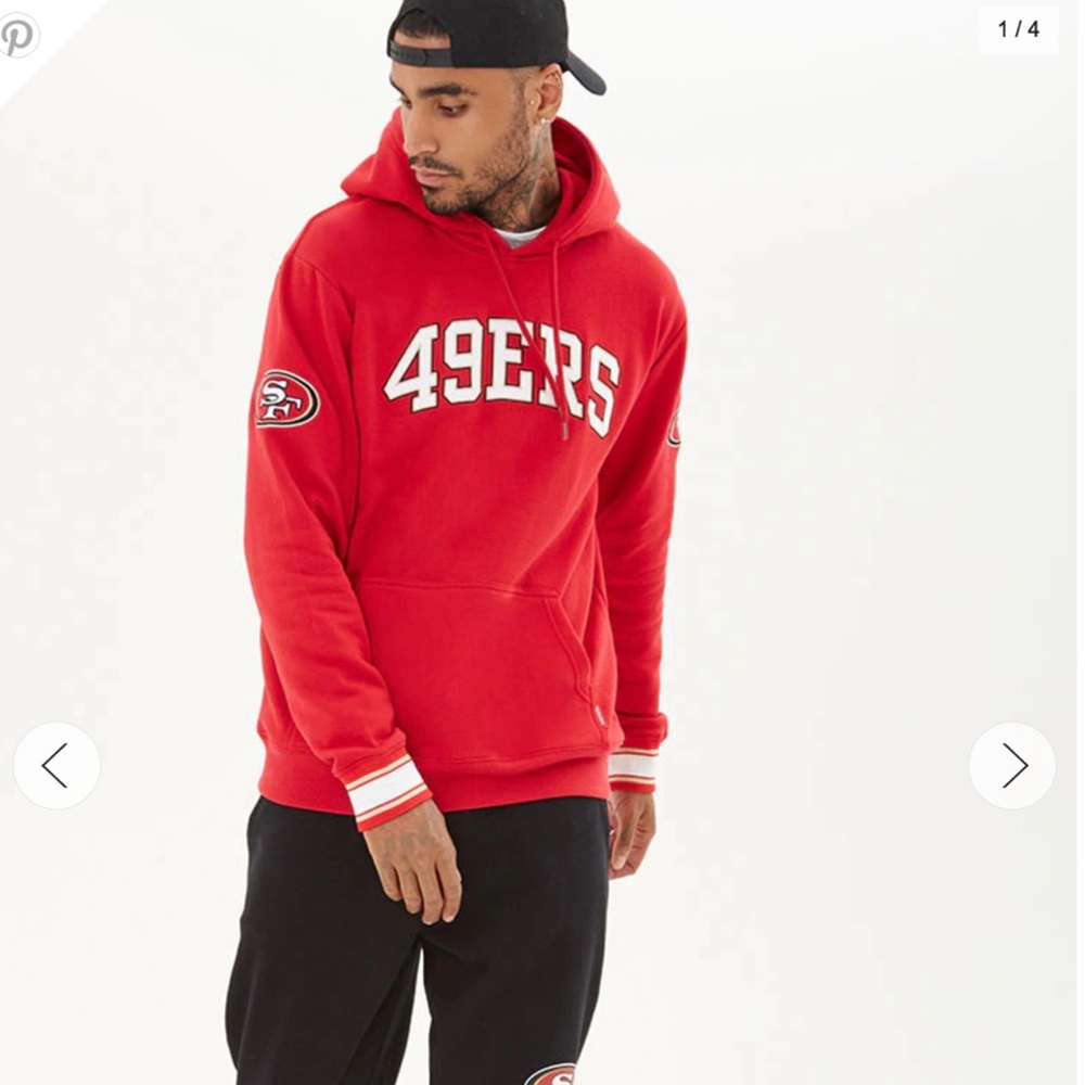 NFL 49ers Fleece Hoodie