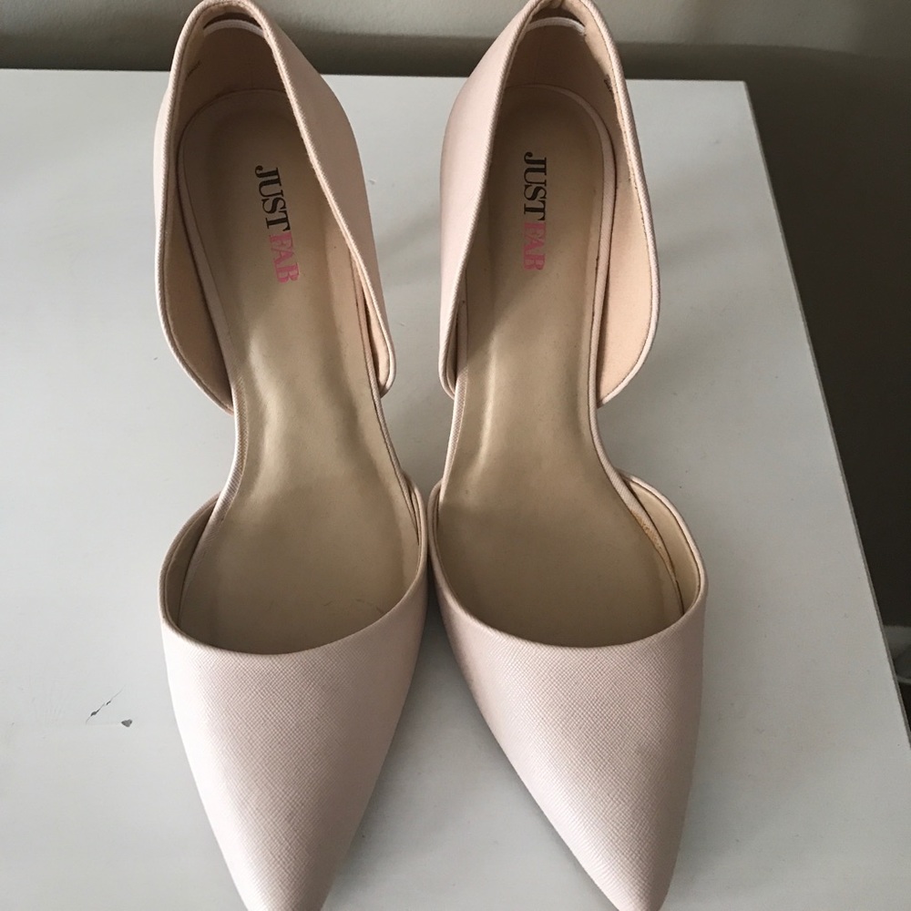 Just Fab Blush Pink Shoes