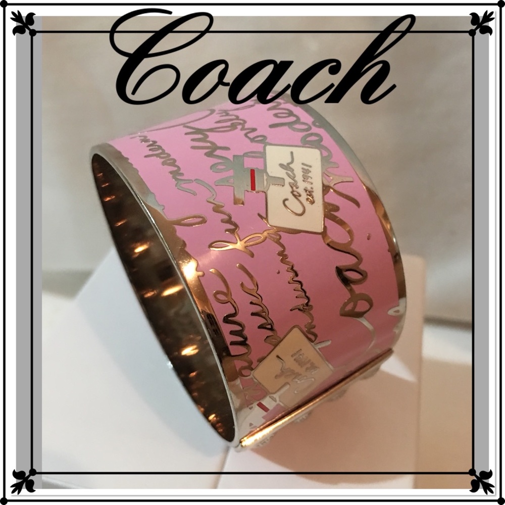 Rare Coach Perfume Cuff bracelet