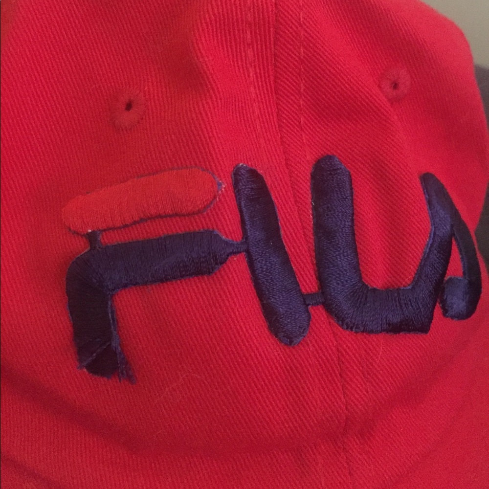 FILA patch dad hat streetwear street style - Picture 3 of 3